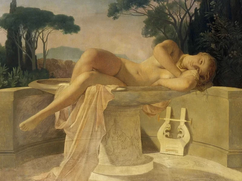 1797-Hippolyte Delaroche - Fanciulla in una vasca - Museo delle Belle Arti di Besançon